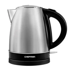 Chefman Stainless Steel Kettle with Auto Shut Off