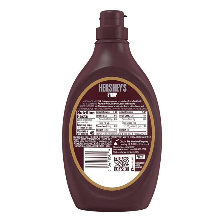 slide 20 of 36, Hershey's Special Dark Chocolate Syrup, 22 oz