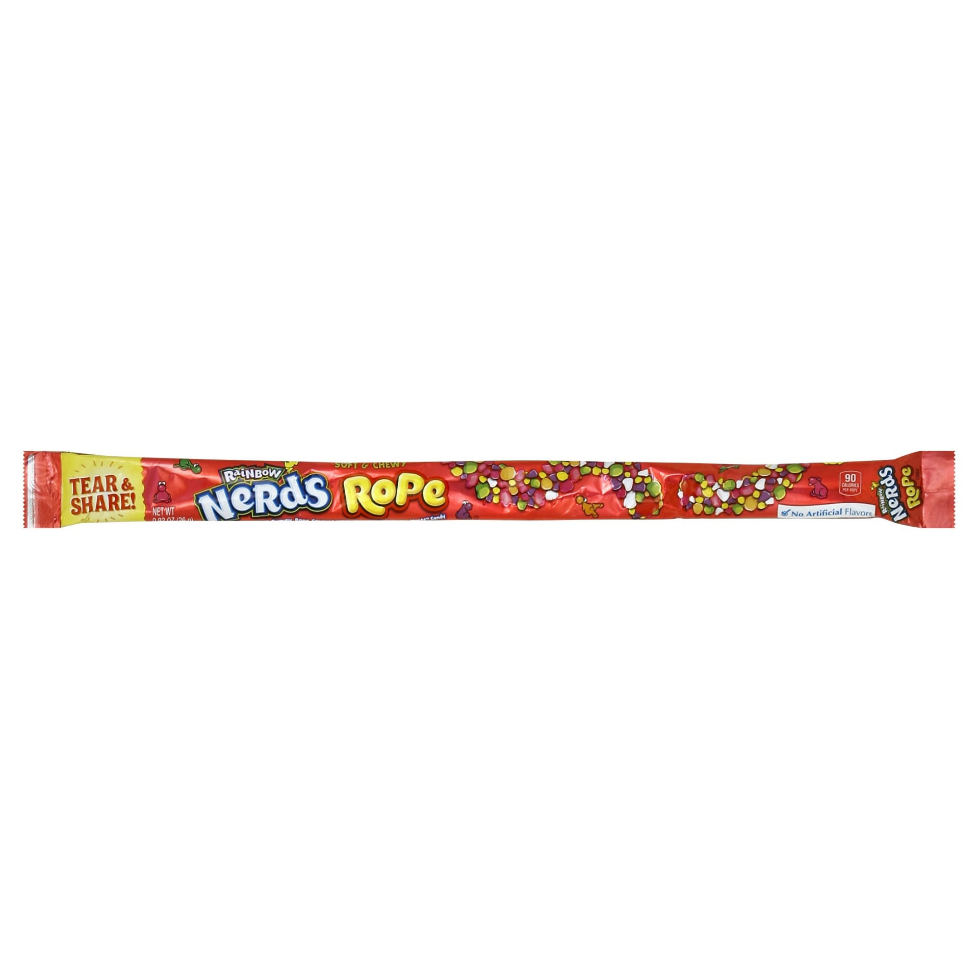 slide 1 of 8, Nerds Rainbow Rope, 0.92 oz