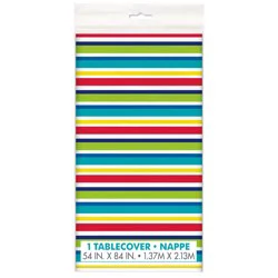 Unique Peppy Birthday Table Cover, 54X84 Inch