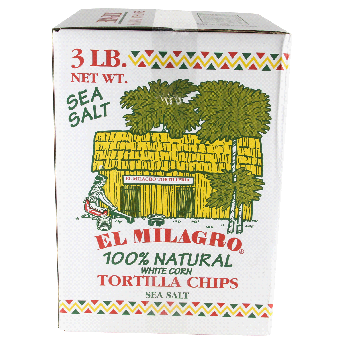 slide 1 of 6, El Milagro Sea Salt Tortilla Chips, 48 oz