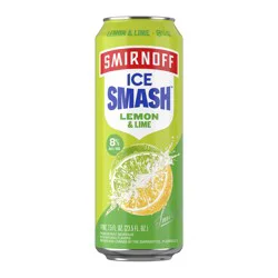 Smirnoff Ice Smash Original Lemon + Lime Malt Beverage 23.5 oz