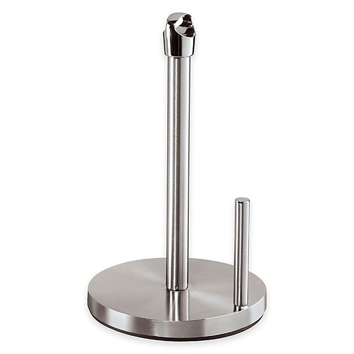 slide 1 of 1, Oggi Stainless Steel Handle Top Paper Towel Holder, 1 ct