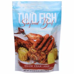 Two Fish Crab Shack Crab Legs with Corn and Potatoes