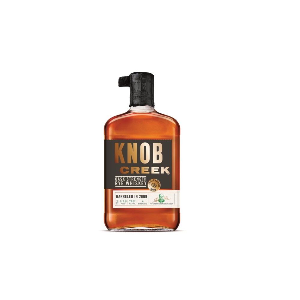 slide 1 of 1, Knob Creek Cask Strength Rye Whiskey Bottle, 750 ml