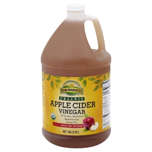 slide 1 of 1, Sun Harvest Apple Cider Vinegar With Mother, 1 gal