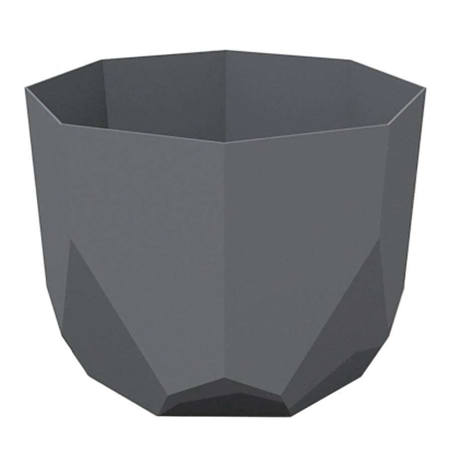 slide 1 of 1, Bloem Tuxton Charcoal Planter, 6 in