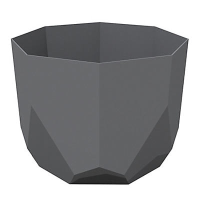 slide 1 of 1, Bloem Tuxton Charcoal Planter, 6 in