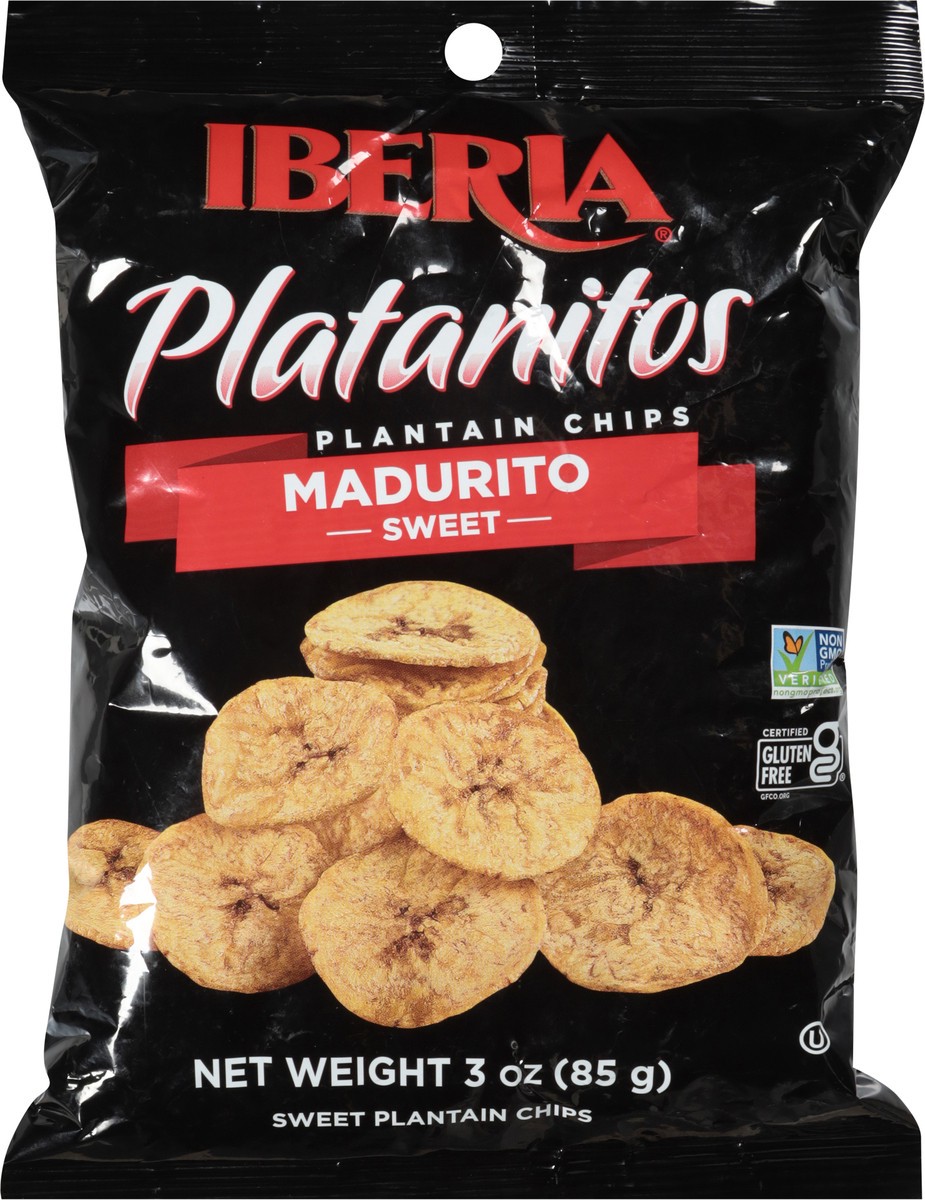 slide 7 of 13, Iberia Platanitos Sweet Plantain Chips - 3 oz, 3 oz