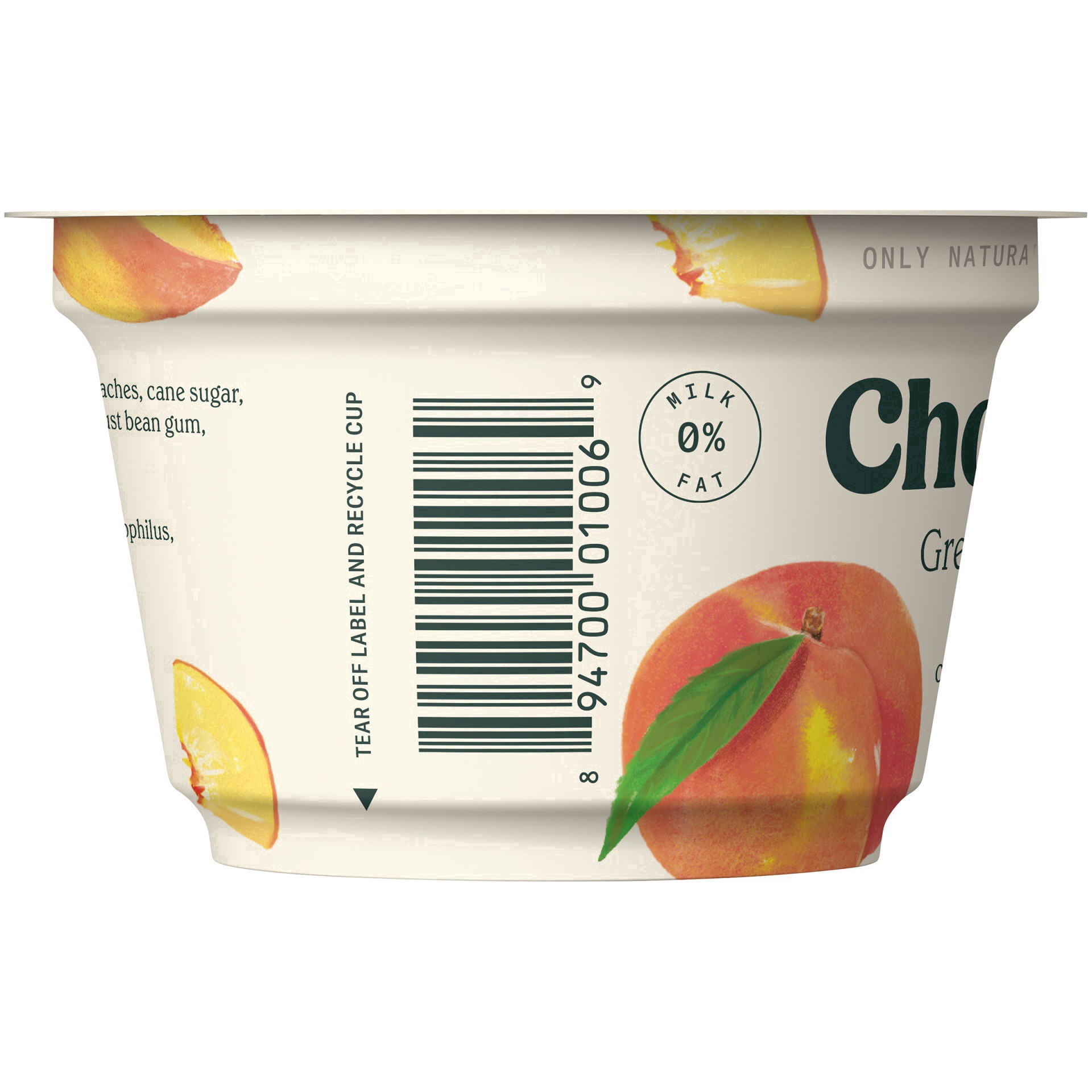 slide 34 of 75, Chobani Peach on the Bottom Nonfat Greek Yogurt - 5.3oz, 5.3 oz