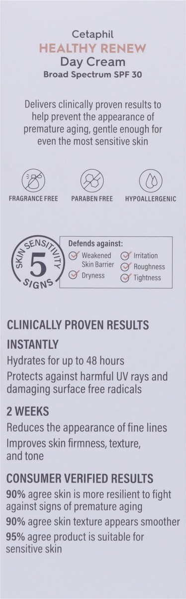 slide 2 of 14, Cetaphil Healthy Renew Day Cream SPF 30, 1.7 oz, 1.7 oz
