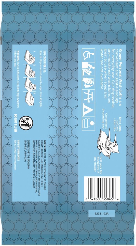 slide 2 of 2, Kroger Adult All Purpose Washcloths, 48 ct