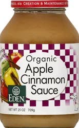 Eden Foods Foods Apple Cinnamon Sauce 25 oz