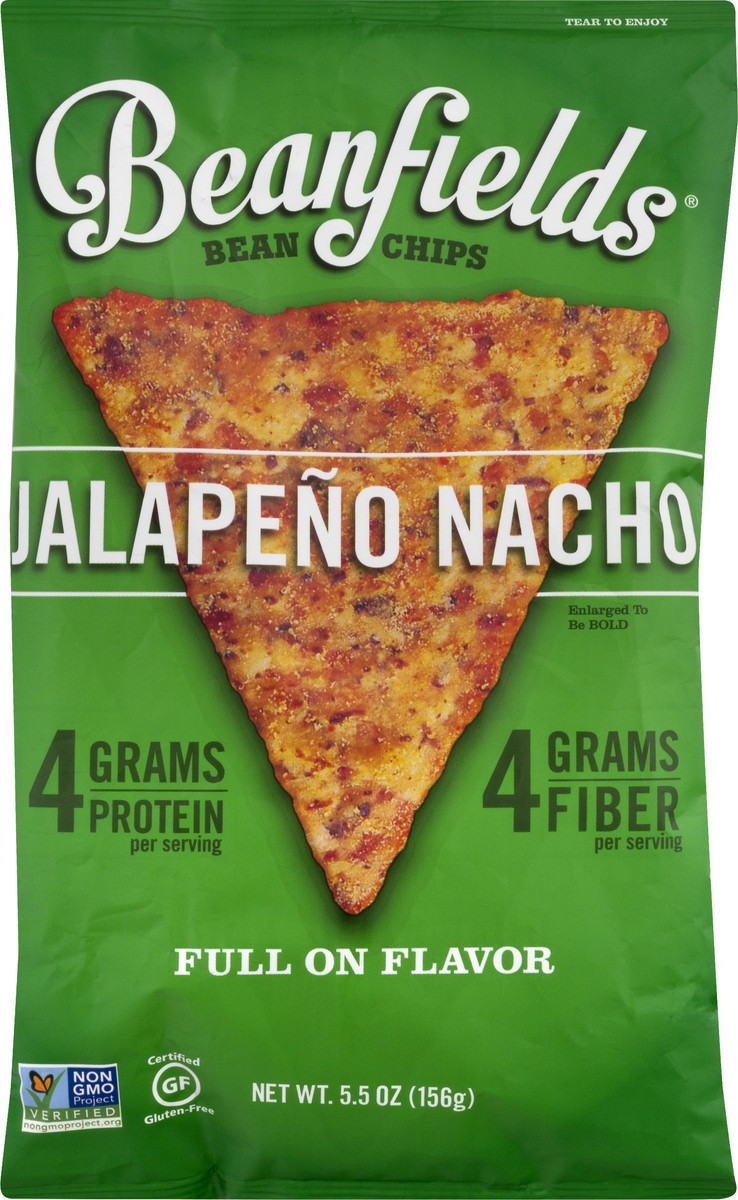 slide 5 of 9, Beanfields Jalapeno Nacho Bean Chips 5.5 oz, 5.5 oz