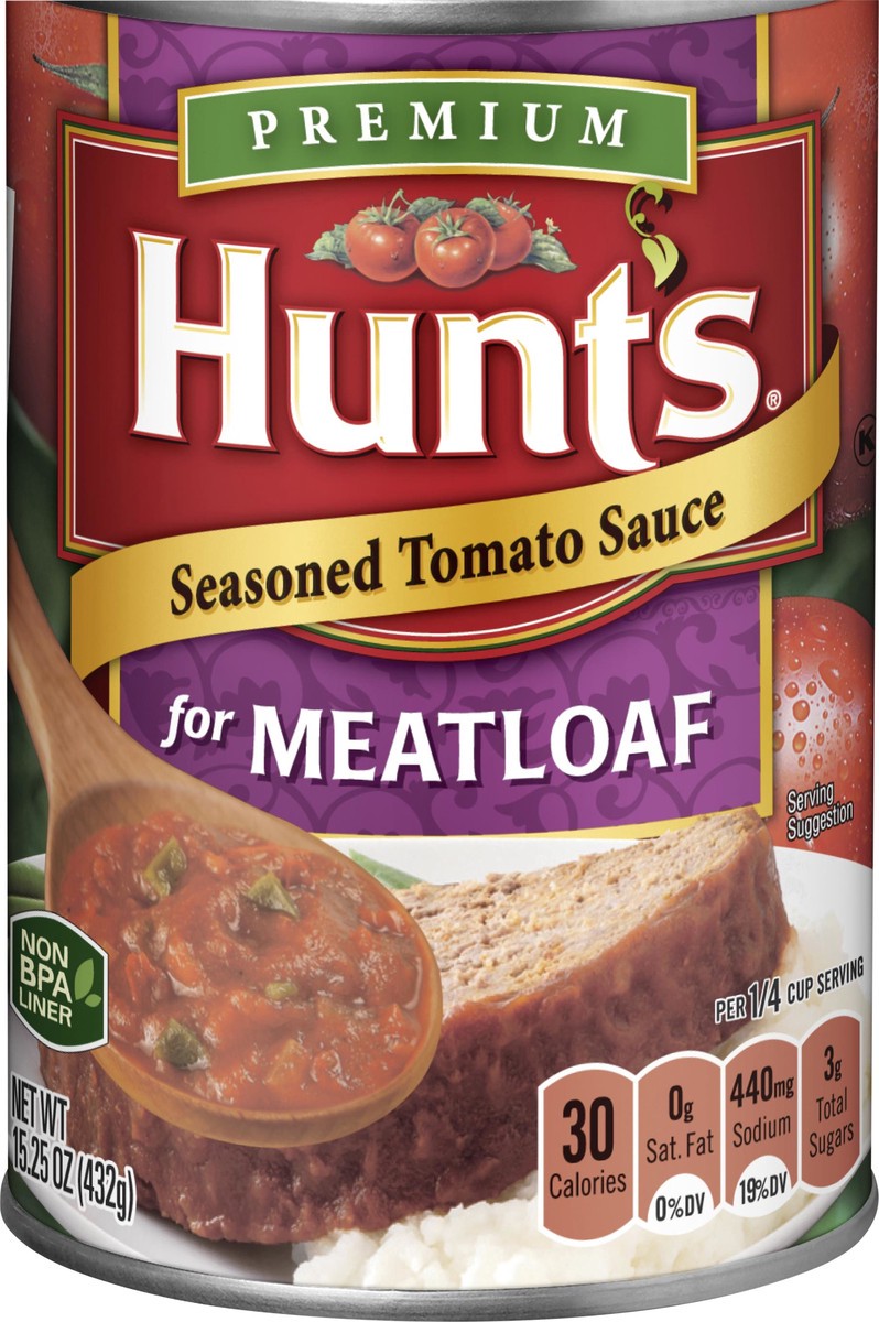 slide 4 of 5, Hunt's Seasoned Tomato Sauce for Meatloaf, 15 oz