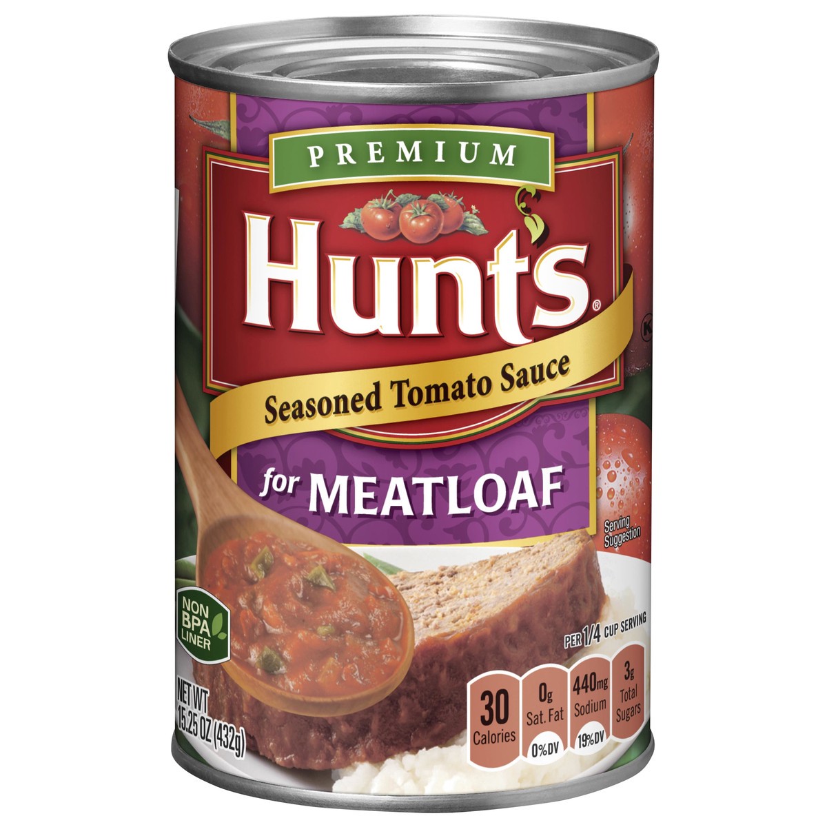 slide 5 of 5, Hunt's Seasoned Tomato Sauce for Meatloaf, 15 oz