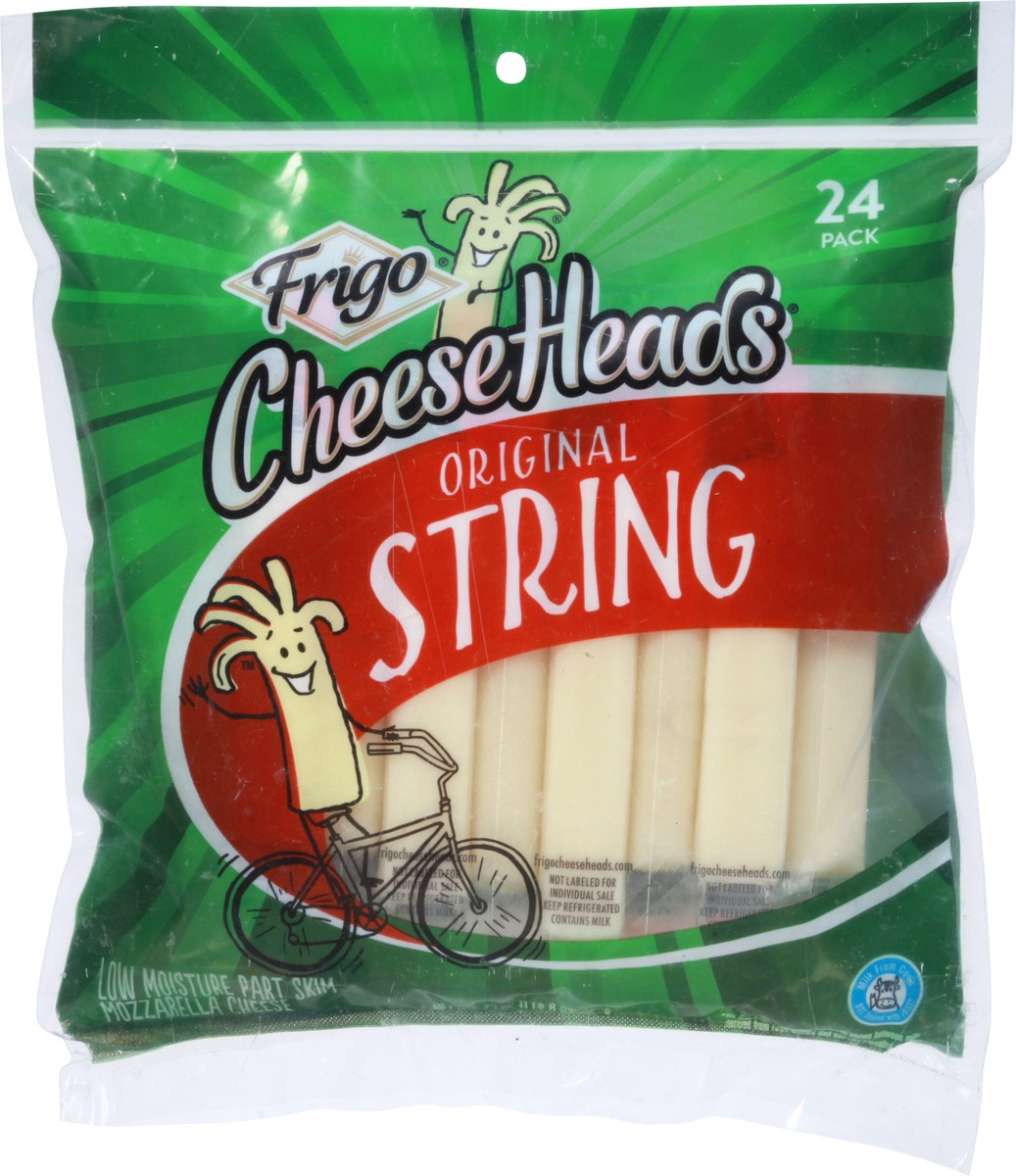 slide 6 of 9, Frigo Cheese Heads String 24 Pack Original Cheese 24 ea, 24 ct