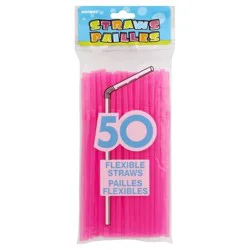 Neon Flex Straws