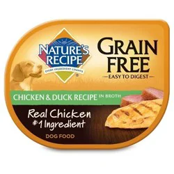 Nature's Recipe Nature’s Recipe Grain Free Chicken & Duck Recipe in Savory Broth Wet Dog Food, 2.75 oz. Cup