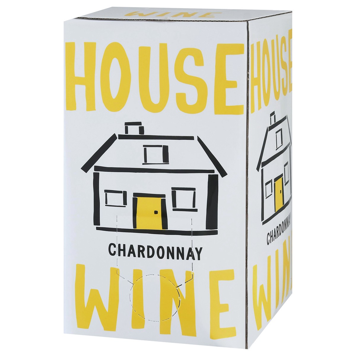 slide 7 of 10, House Wine House Chardonnay Wine Boxed, 3 liter