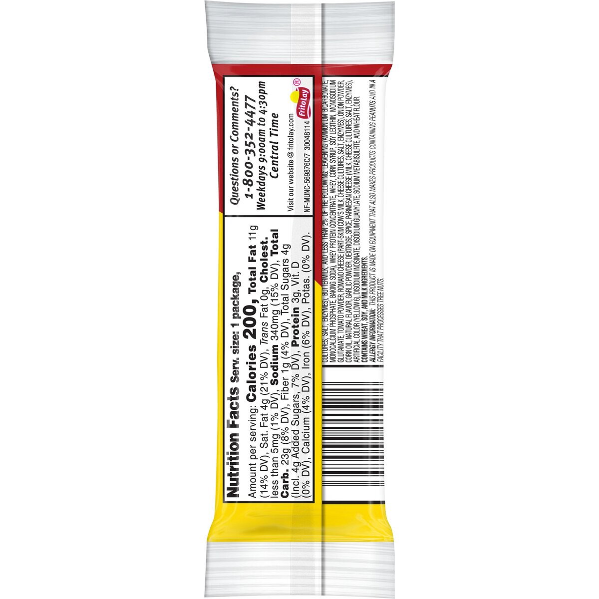 slide 2 of 3, Munchies Crackers, 1.38 oz