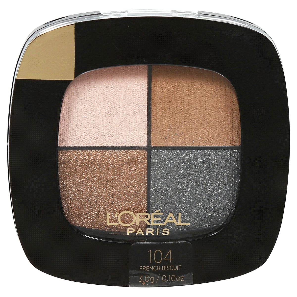 slide 1 of 5, L'Oréal Colour Riche Eyeshadow Quads French Biscuit 104, 1 ct