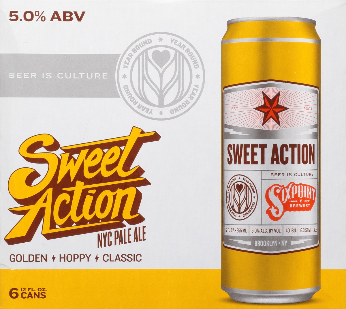 slide 2 of 11, Sixpoint Brewery Sweet Action, 6 ct; 12 fl oz