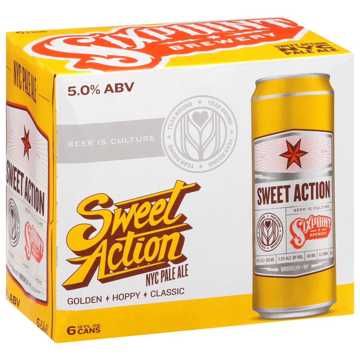 slide 5 of 11, Sixpoint Brewery Sweet Action, 6 ct; 12 fl oz