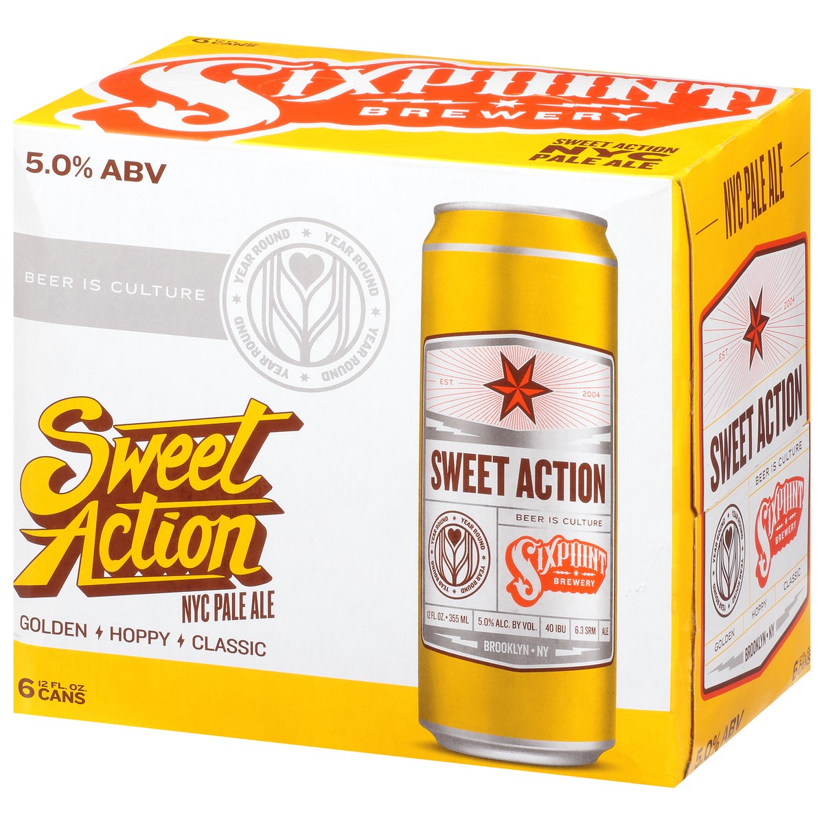 slide 6 of 11, Sixpoint Brewery Sweet Action, 6 ct; 12 fl oz