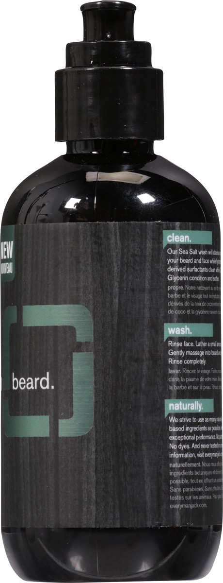 slide 4 of 13, Every Man Jack Sea Salt Beard + Face Wash, 6.7 oz