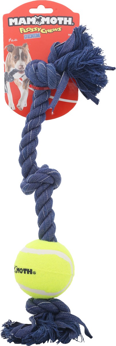 slide 11 of 11, Mammoth Floss Chews Xl Colors 5 Knot Tie, 1 ct