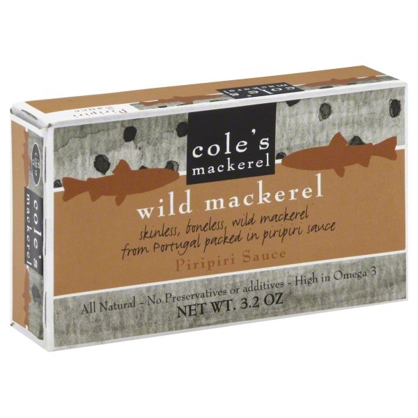 slide 1 of 4, Cole's Mackerel Mackerel 3.2 oz, 3.2 oz