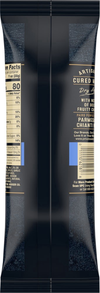 slide 2 of 4, Private Selection Artisanal Dry Aged Cured Chianti Salami, 6 oz