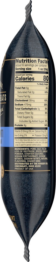 slide 3 of 4, Private Selection Artisanal Dry Aged Cured Chianti Salami, 6 oz