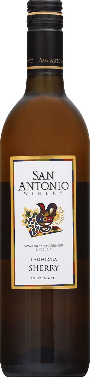 slide 6 of 9, San Antonio Winery San Antonio Sherry Red Wine 750mL, 750 ml