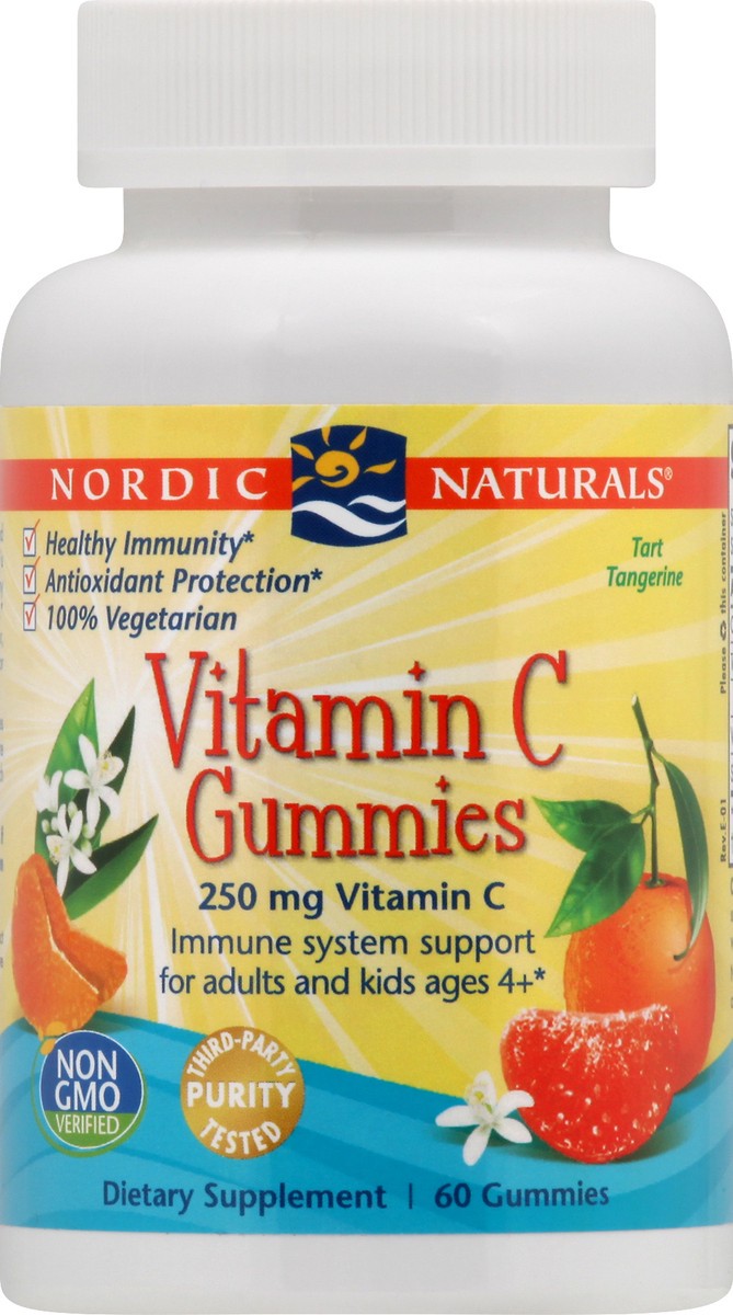 slide 1 of 7, Nordic Naturals Vitamin C Gummies, 60 ct