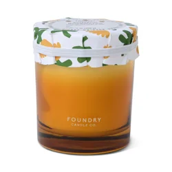 Foundry Sham Glass Candle Yellow 7oz