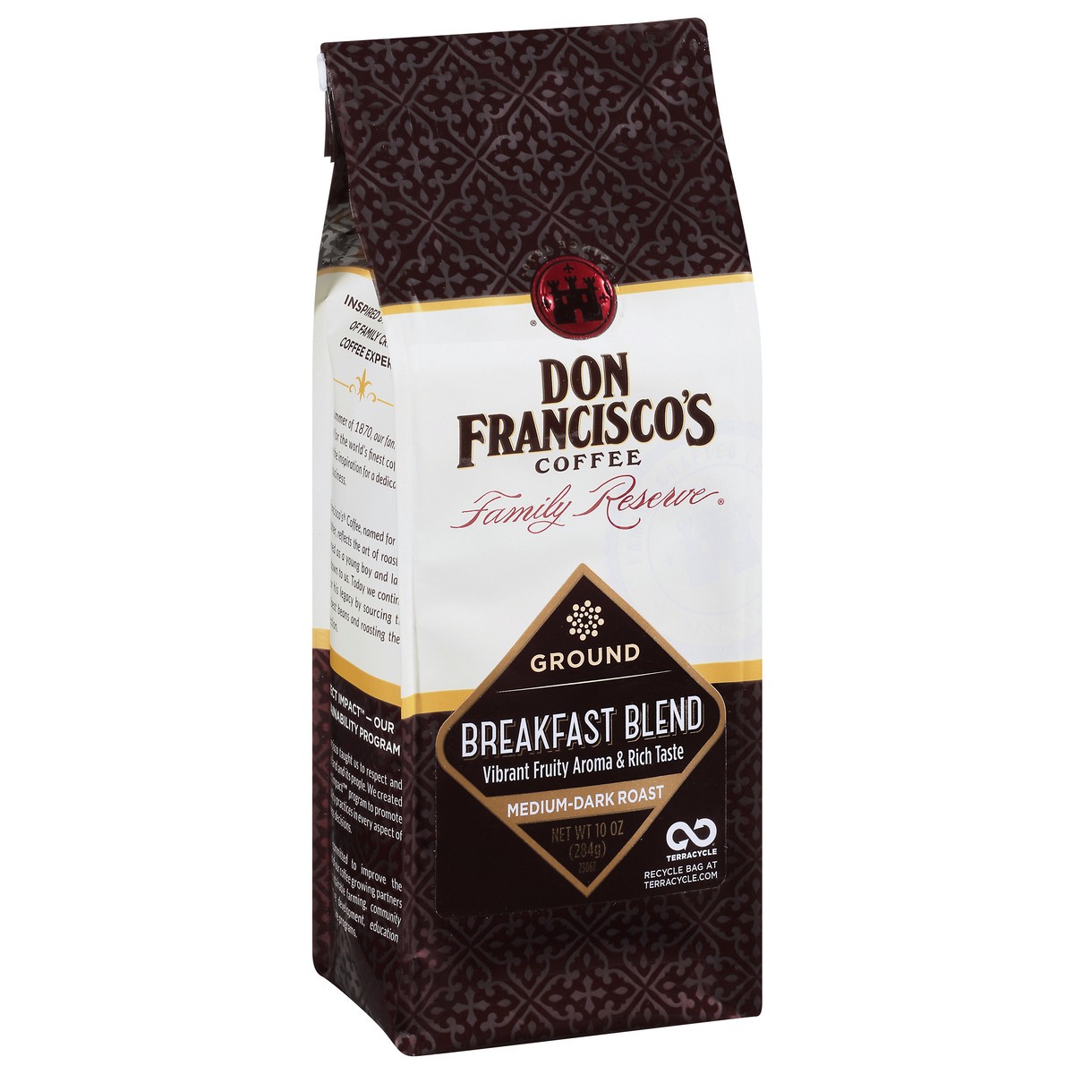 slide 8 of 9, Don Francisco's Breakfast Blend Ground Coffee - 10 oz, 10 oz