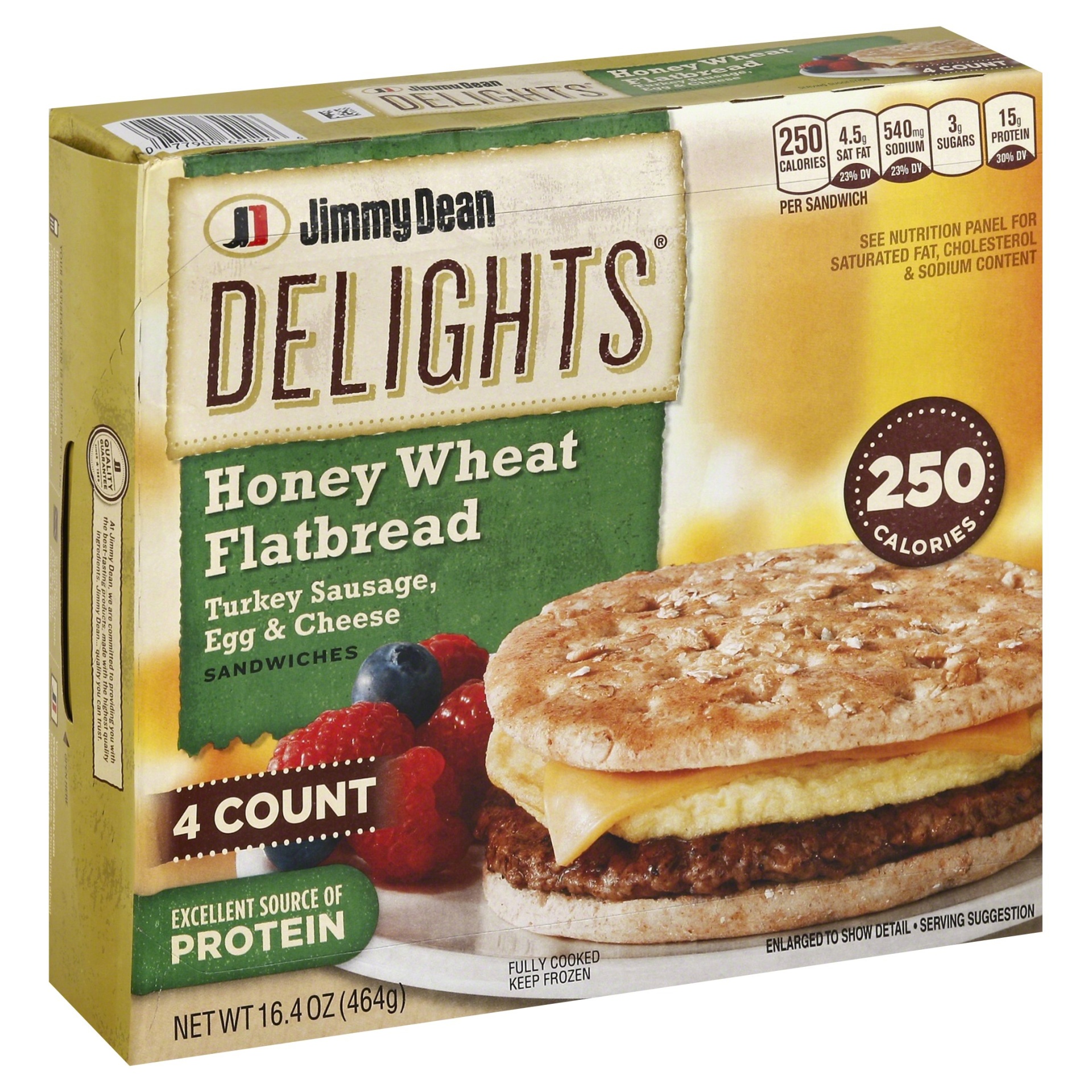 Jimmy Dean Delights Flatbread Turkey Sausage Egg 13.3 oz Shipt