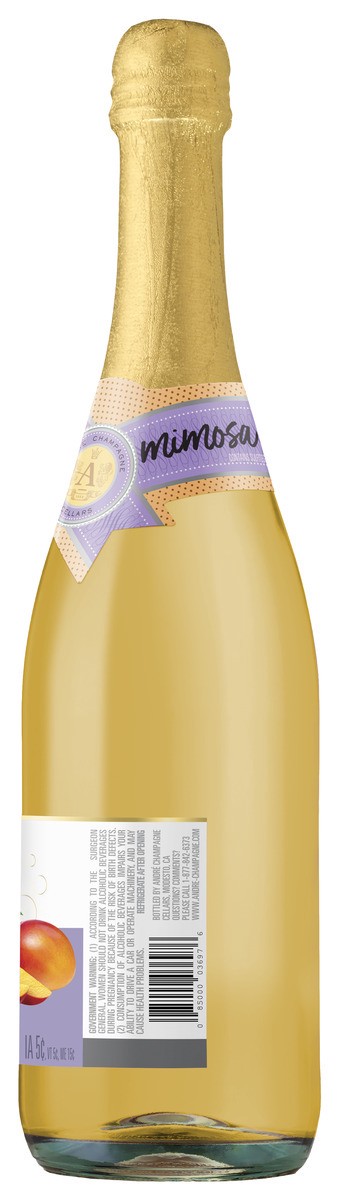 slide 2 of 3, André Mango Mimosa Sparkling Wine Cocktail 750ml, 750 ml