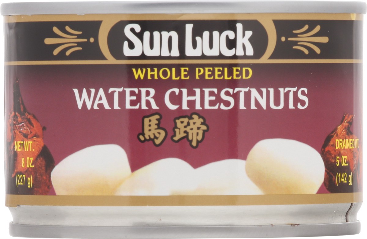 slide 12 of 14, Sun Luck Whole Peeled Water Chestnuts 227 g, 227 g