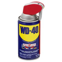 WD-40 Stops Squeaks Cleans Protects Loosens