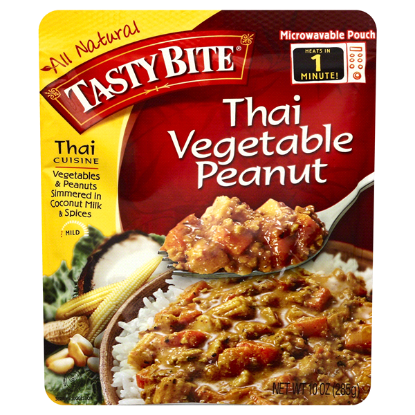 slide 1 of 1, Tasty Bite Thai Vegetable Peanut, 10 oz