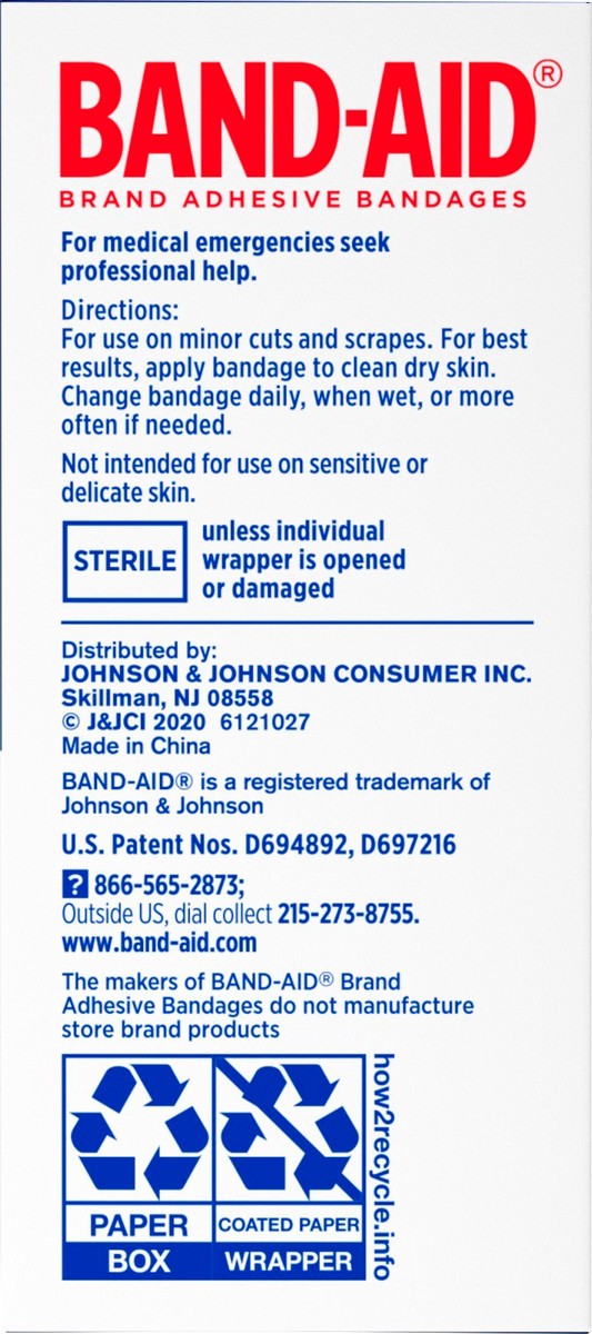 slide 8 of 8, BAND-AID Brand Tough Strips Adhesive Bandages, 60 Count, 60 ct