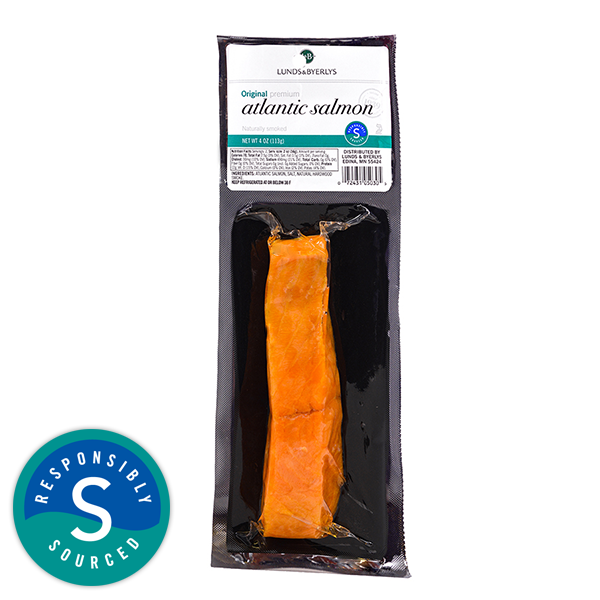 slide 1 of 1, L&B Lunds  Byerlys Lunds & Byerlys L&B Original Smoked Atlantic Salmon, 4 oz