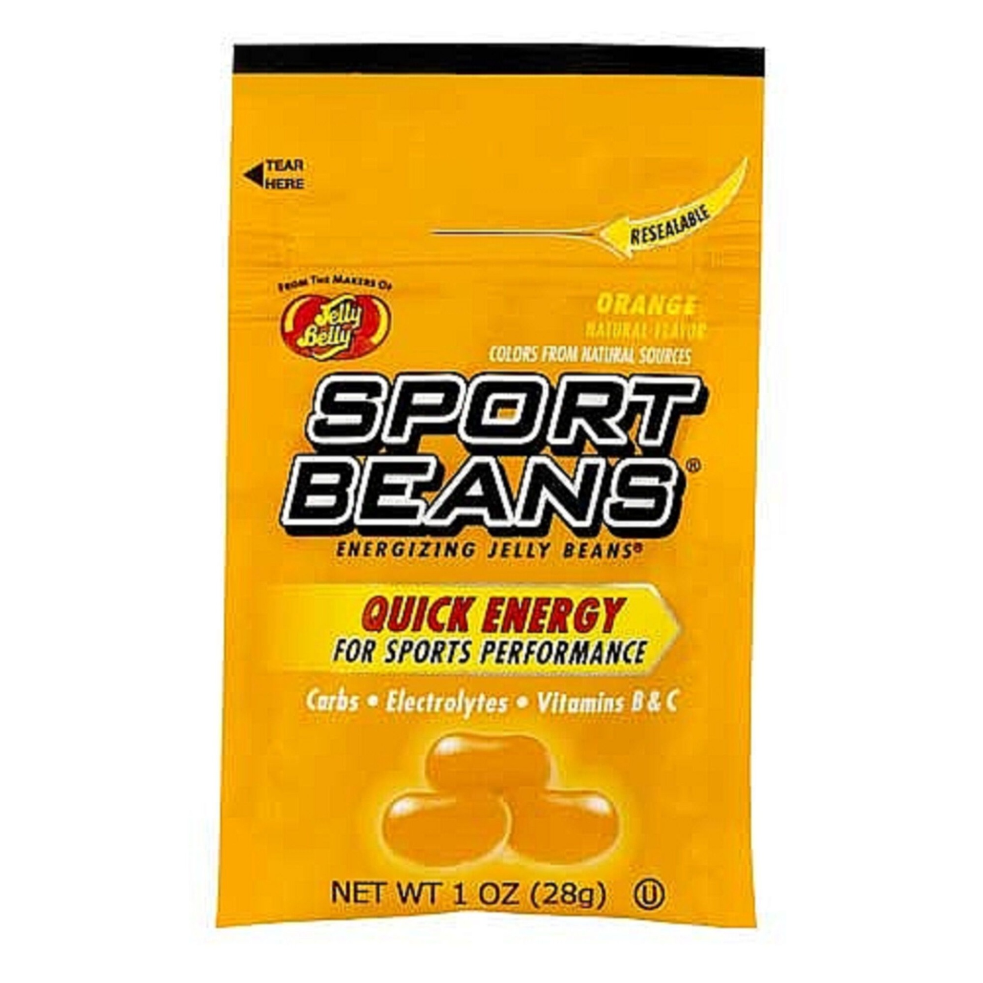 slide 1 of 1, Jelly Belly Sport Beans - Orange, 24 ct