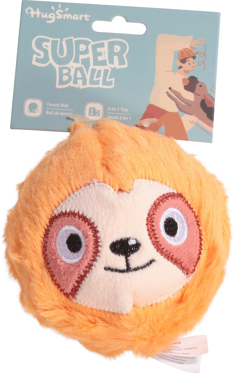 slide 11 of 11, HugSmart Super Ball Zoo Ball Sloth Plush Toy 1 ea, 1 ct