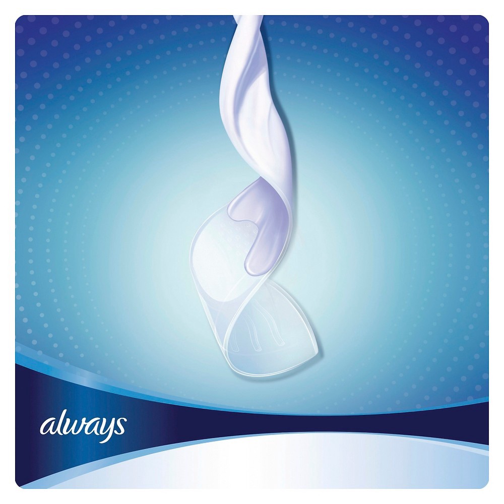 slide 4 of 6, Always Infinity Overnight Pads with Wings, 28 ct