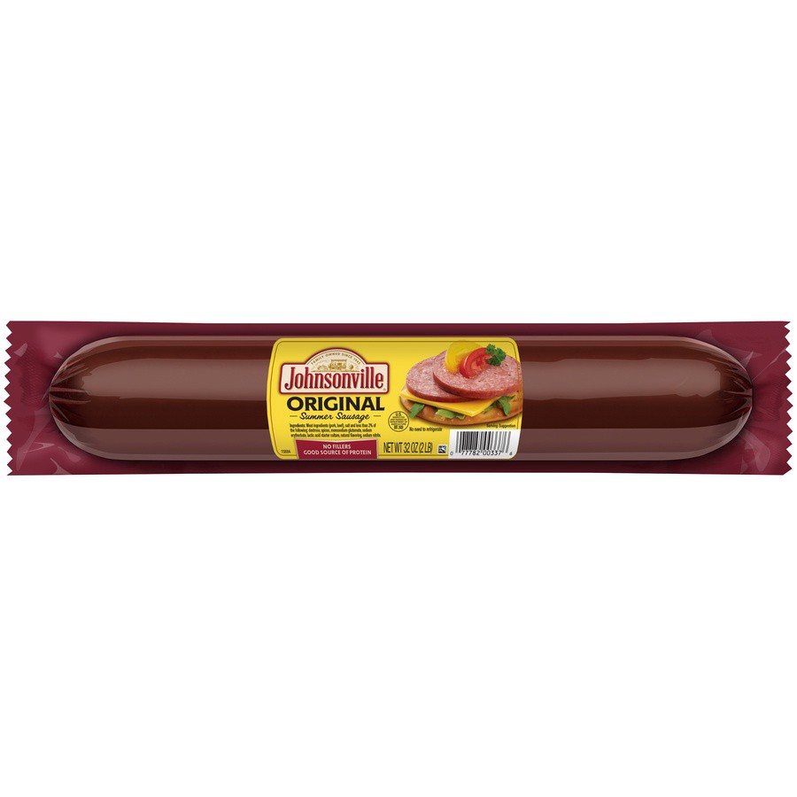 slide 1 of 2, Johnsonville Original Summer Sausage, 32 oz