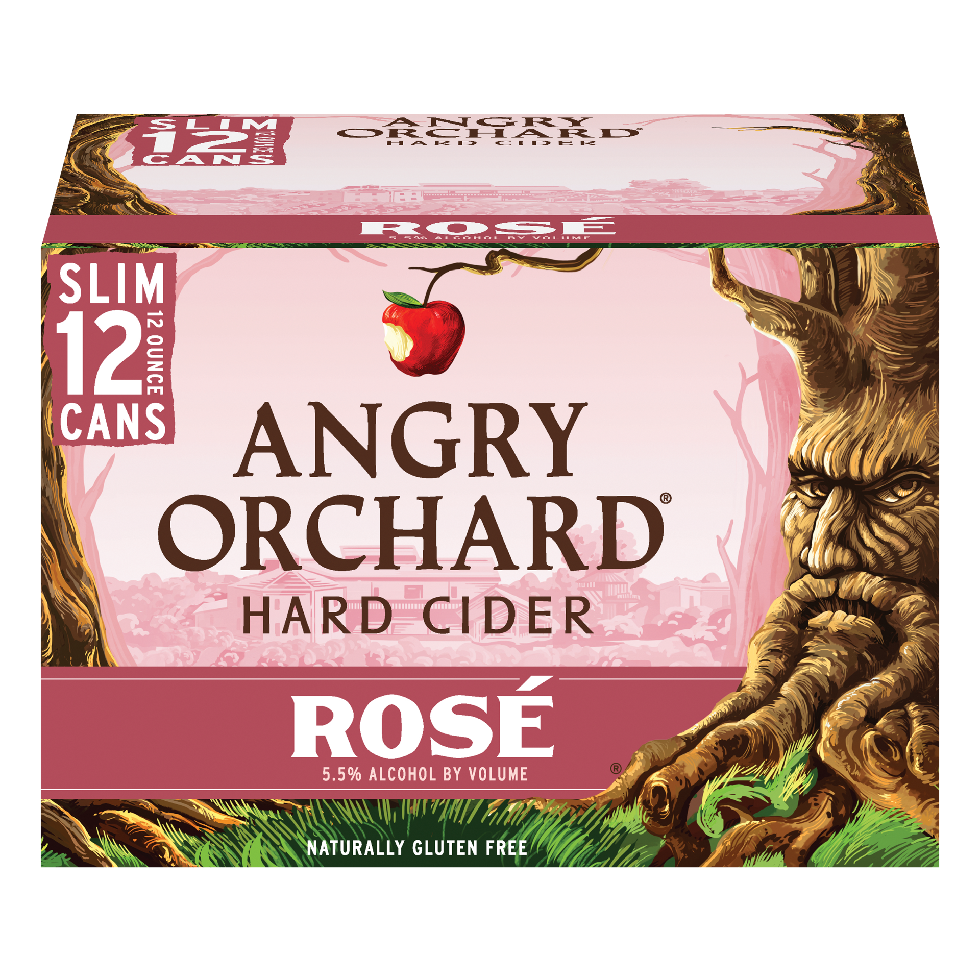 slide 2 of 3, Angry Orchard Rose Cider, 12 ct; 12 fl oz